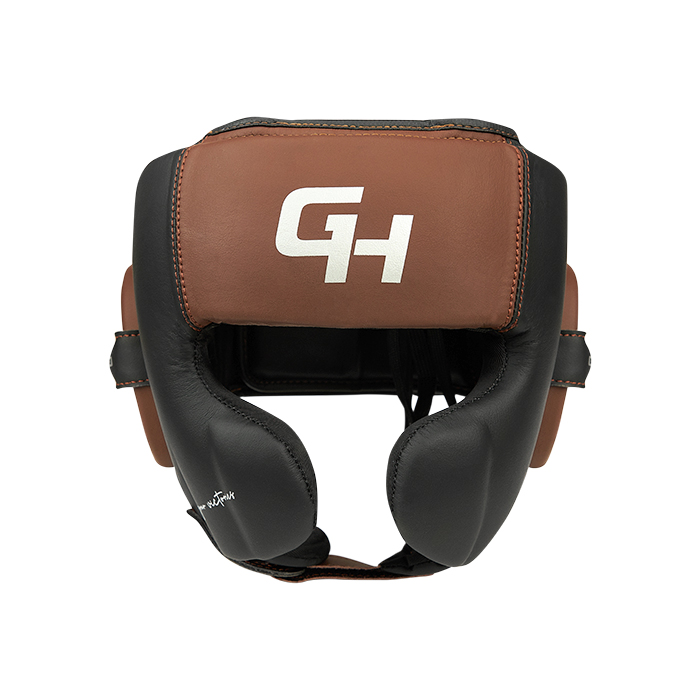 Боксерский шлем Force Mex KK Чёрно-коричневый Green Hill CNHGKM-980 S