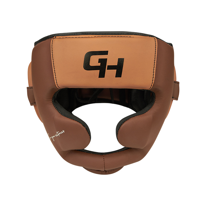 Боксерский шлем Force Full Face KK Коричнево-табачный Green Hill CNHGKF-770 S
