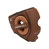 Боксерский шлем Force Full Face KK Коричнево-табачный Green Hill CNHGKF-770 S