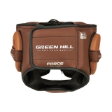 Боксерский шлем Force Full Face KK Коричнево-табачный Green Hill CNHGKF-770 S