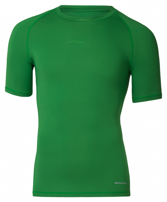 Футболка компрессионная PerFormDRY Baselayer Tee SS 2, зеленый, Jögel ЦБ-00003156
