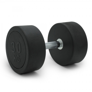 Гантель UNIX Fit PRO круглая обрезиненная 30 кг / шт DBRND30PBK