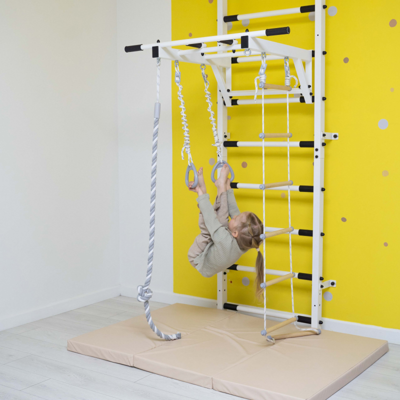 Спортивный комплекс усиленный + Romana (белая)