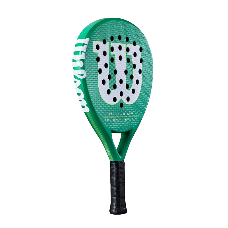 Ракетка для падела WILSON Blade Jr V4 Padel, WR213811U0, для начин-х, стекловолокно, зеленый