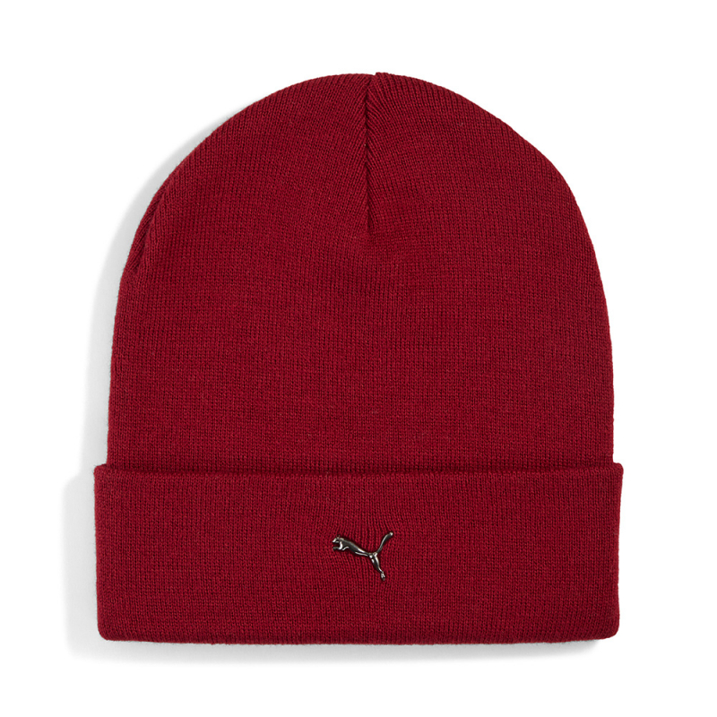 Шапка PUMA Metal Cat High Crown Beanie, 02640408, акрил, красный