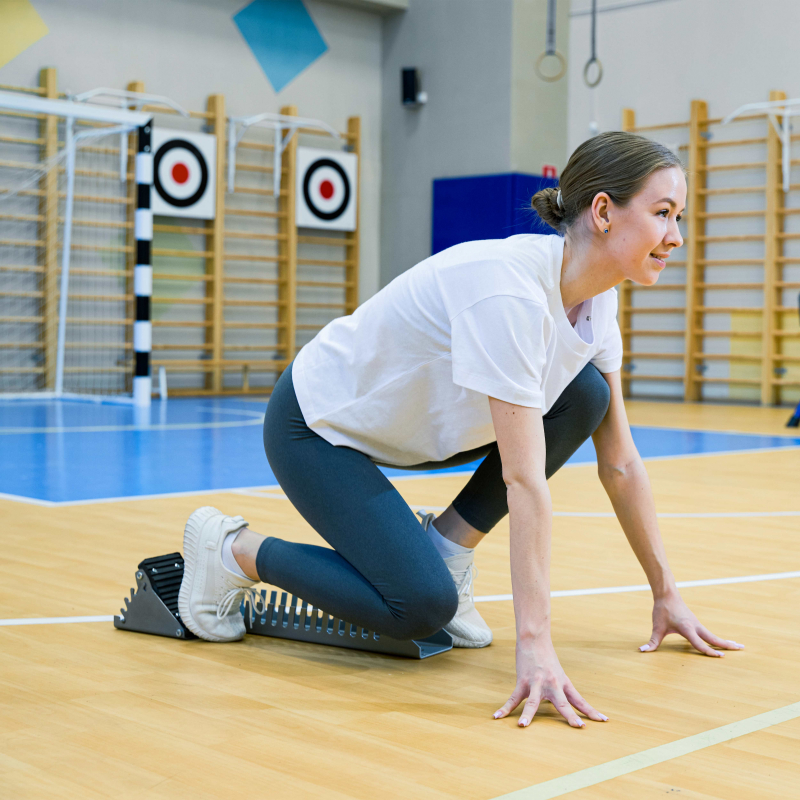 Колодки стартовые Профи (алюминиевая основа) ZAVODSPORTA