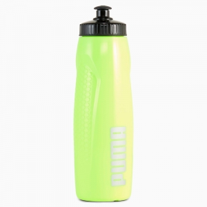 Бутылка для воды PUMA TR bottle core, 05381340, объем 750мл, ПЭ, ПП, ТПУ, силикон, лимонный