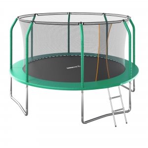 Батут UNIX Line Премиальный / Supreme Basic 12 ft (366 см) зеленый TRUSUB12G