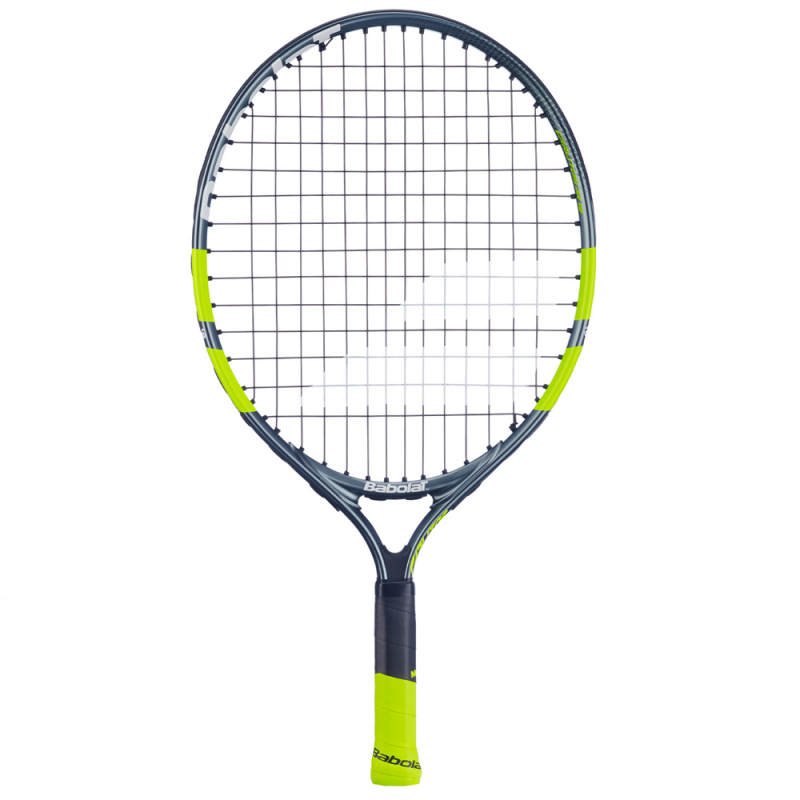 Ракетка б/т дет. BABOLAT Carlitos Jr 21 Gr000, 140522, для 5-7лет, алюм, со струн, серо-салатовый