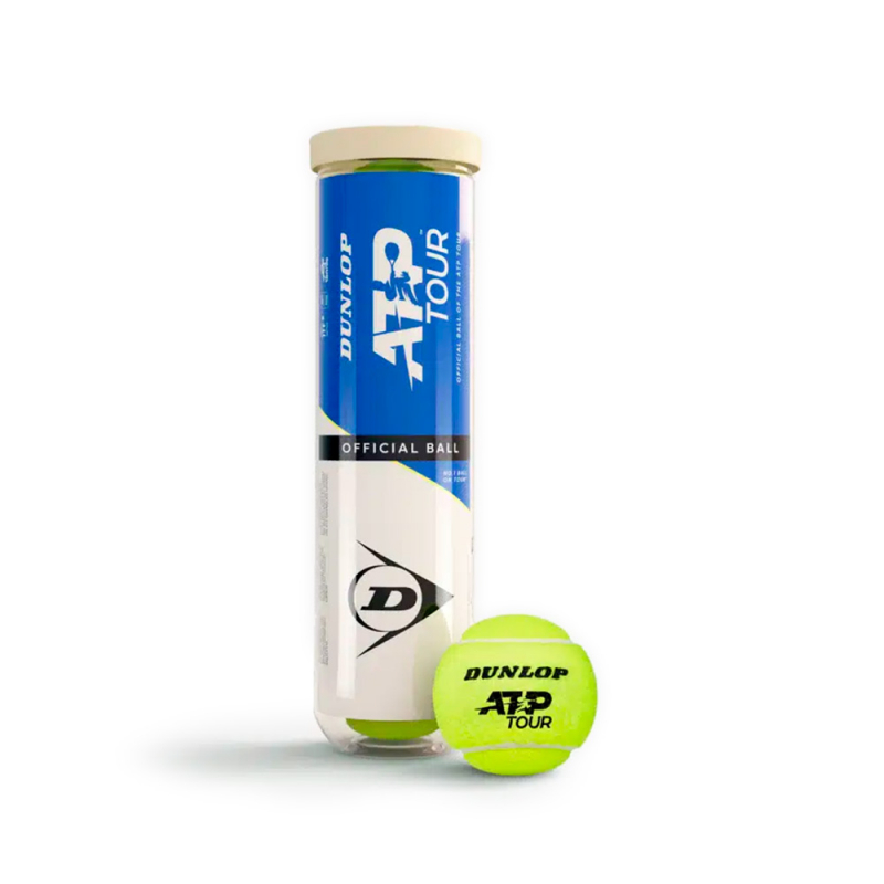 Мяч теннисный Dunlop ATP Official Tour Premium 4B, 601599, уп.4шт, одобр. ITF, нат.резина, фетр