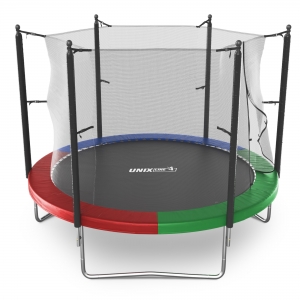 Батут UNIX Line Simple 10 ft (305 см) с внутренней защитной сеткой, цветной TRSI10INC