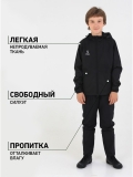 Куртка ветрозащитная CAMP Rain Jacket, черный, детский, Jögel