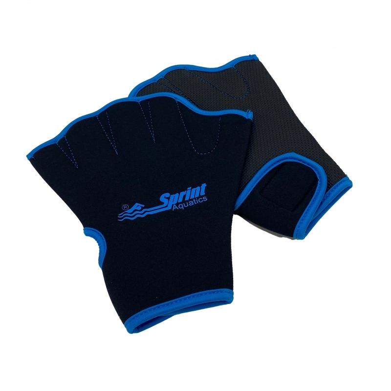 Перчатки для аквааэробики SPRINT AQUATICS Velcro All Neoprene Gloves размер L, липучка