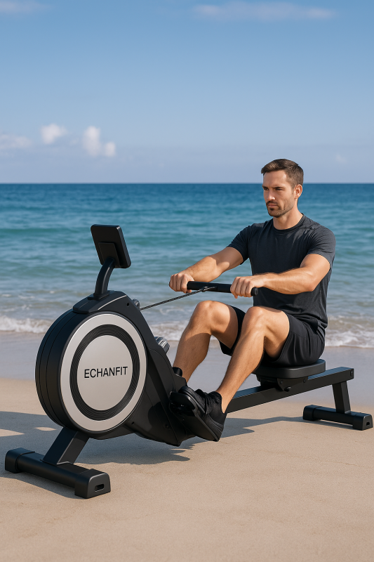 Гребной тренажер DFC ECHANFIT, складной