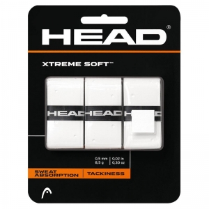 Овергрип Head Xtreme Soft (БЕЛЫЙ), арт.285104-WH, 0.5 мм, 3 шт, белый