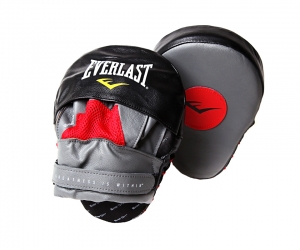 Лапы изогнутые EVERLAST Mantis Punch Mitts пара, красный/черный