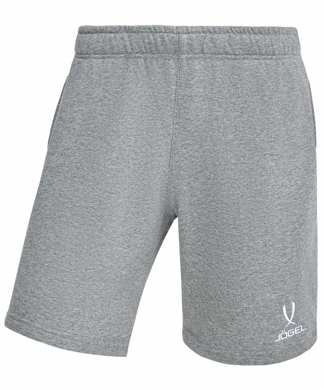 Шорты ESSENTIAL Cotton Shorts, серый меланж, размер L, JÖGEL ЦБ-00004807