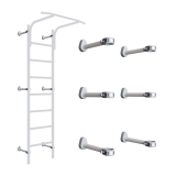 Кронштейны настенные комплект из 6 штук (белый прованс/серый) ROMANA Dop11