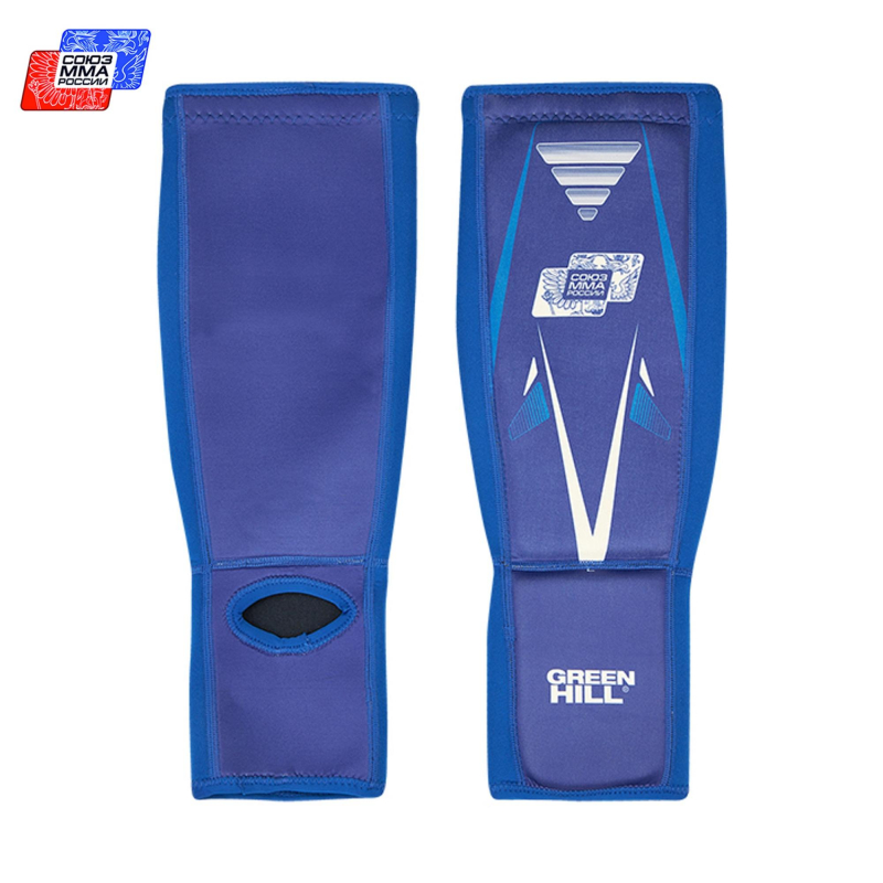 защита голени и стопы СОЮЗ ММА синий Green Hill SIP-2503MMAU XXL