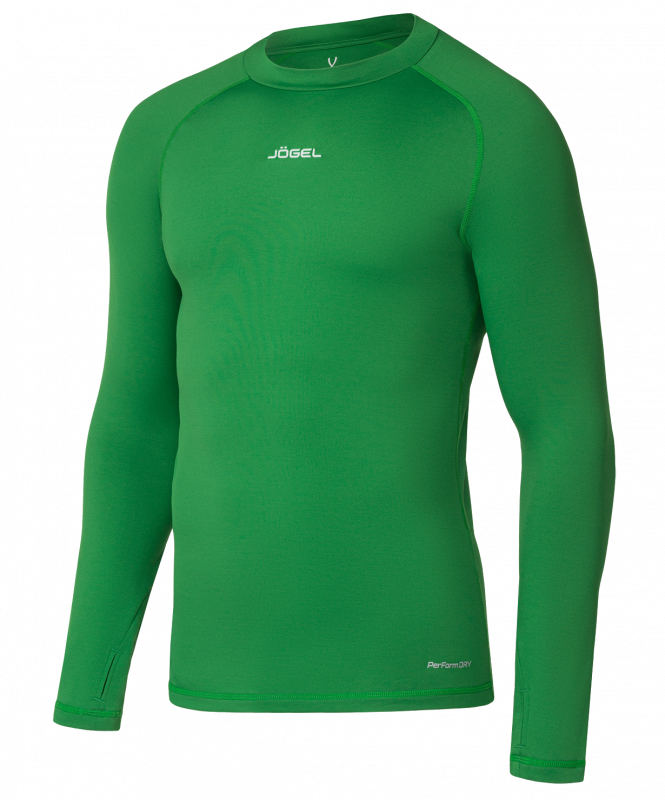 Джемпер компрессионный утепленный CAMP PerFormDRY Baselayer Top Warm, зеленый, размер XL, JÖGEL ЦБ-00004058
