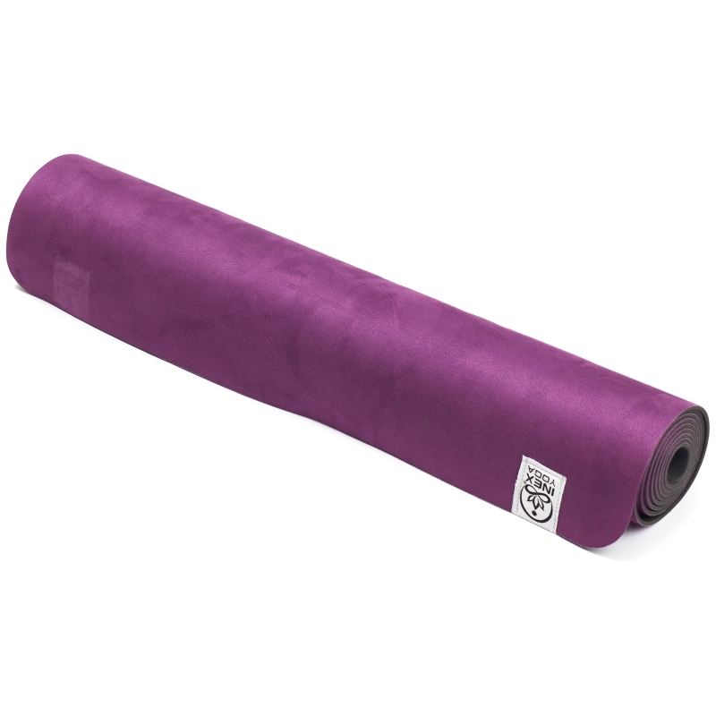 Коврик для йоги INEX Suede Yoga Mat ECO искусственная замша 183 х 61 х 0,3 см, фиолетовый