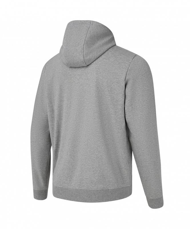 Флисовое худи на молнии ESSENTIAL Cotton Fleece FZ Hoodie, серый меланж, размер XL, JÖGEL ЦБ-00004813