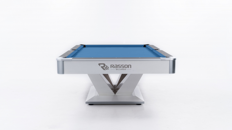 Бильярдный стол для пула RASSON "Victory 2 Plus" 9 футов (белый, сланец 30 мм)
