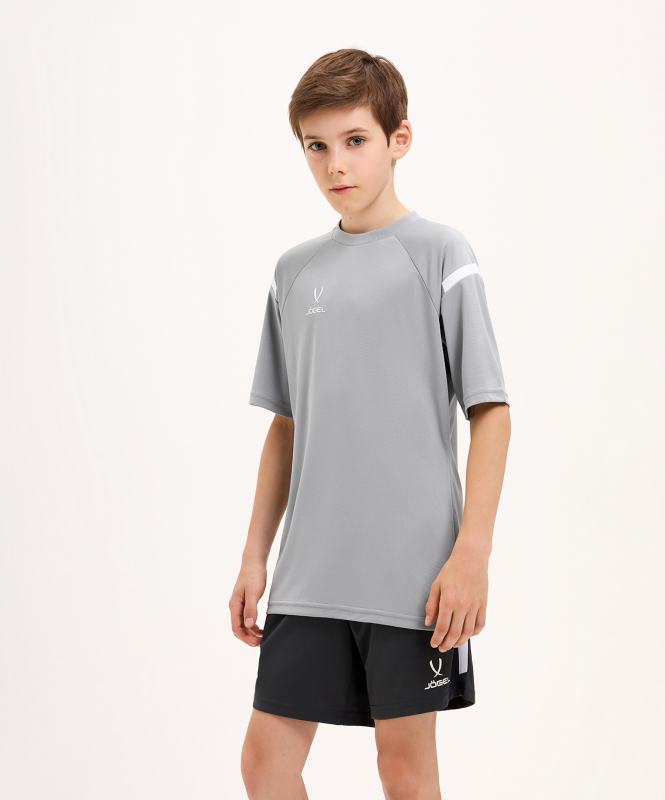 Футболка тренировочная JOGEL CAMP 2 Training Poly Tee, серый, размер YL ЦБ-00003421