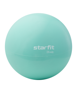 Медбол GB-703, 3 кг, мятный, Starfit УТ-00018930