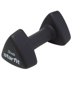 Гантель неопреновая STARFIT DB-205 3 кг, черный УТ-00020461