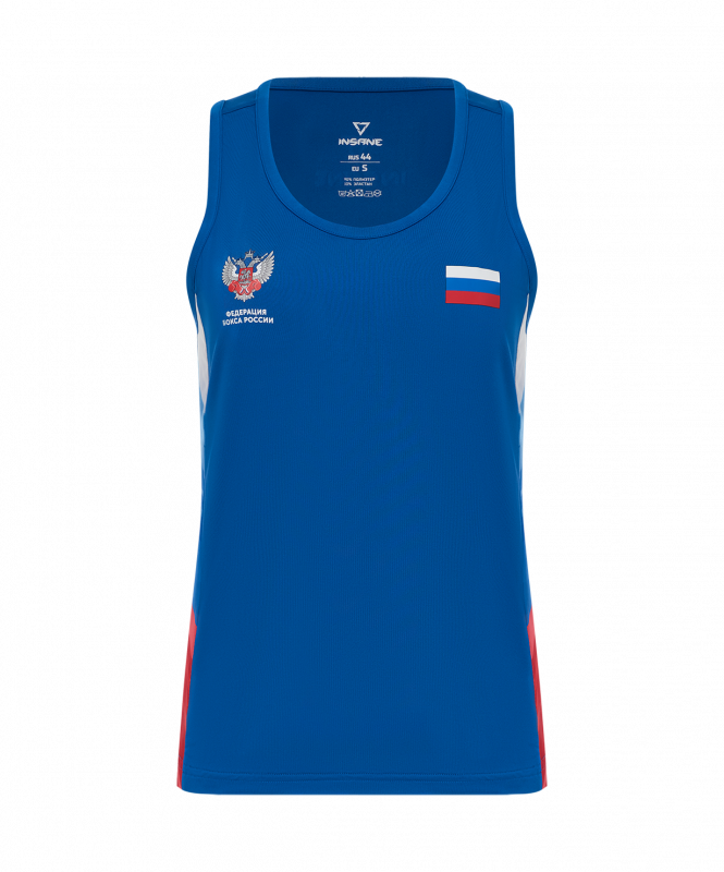 Майка боксерская женская INSANE RBF, синий, размер L (48) ЦБ-00007662