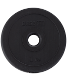 Диск пластиковый BB-203 d=26 мм, черный, 1 кг, BASEFIT УТ-00019752