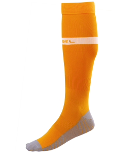Гетры футбольные JA-003, оранжевый/белый, Jögel