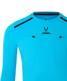 Футболка судейская с длинным рукавом DIVISION PerFormDRY Referee LS Tee, голубой, размер L, JÖGEL ЦБ-00004994