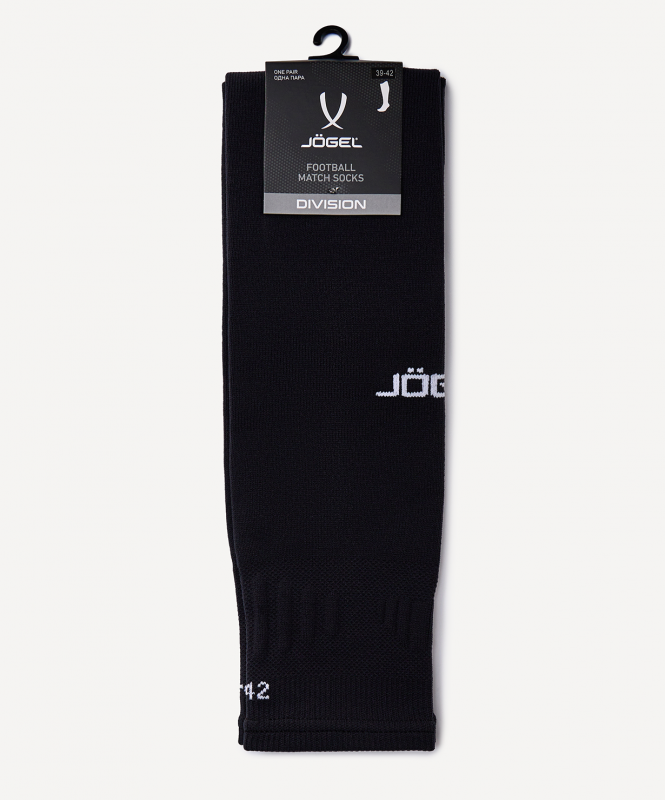 Гольфы футбольные MATCH FOOTLESS SOCKS, черный, размер 39-42, Jögel ЦБ-00003349