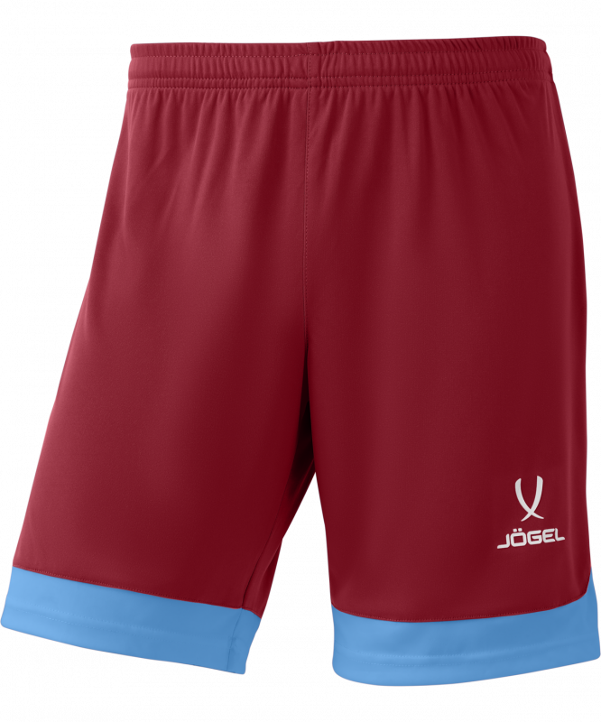 Шорты игровые DIVISION PerFormDRY Union Shorts, гранатовый/голубой/белый, Jögel ЦБ-00000998