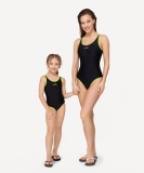 Купальник для плавания Edge Black/Lime, полиамид, детский, размер 28, 25Degrees ЦБ-00001755