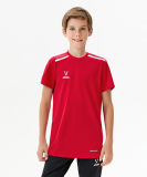 Футболка тренировочная DIVISION Training Tee, красный, размер YM, Jögel ЦБ-00003967