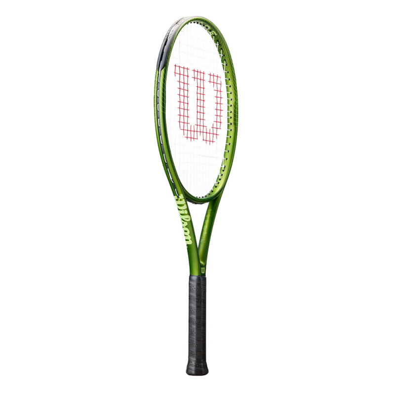 Ракетка б/т Wilson Blade Feel Team 103, WR197810U3, для любителей, алюминий, со струнами, бело-зел