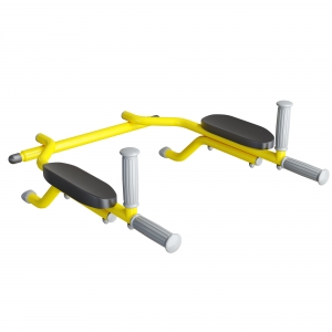 брусья навесные (желтые с серыми рукоятками) ROMANA Dop2