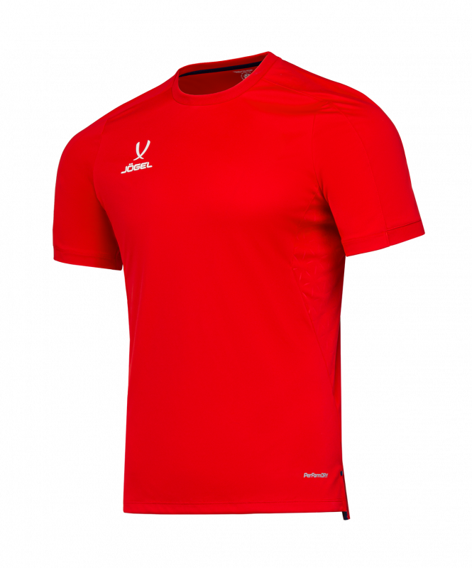 Футболка тренировочная JOGEL NATIONAL PerFormDRY Training Tee, красный, размер XL ЦБ-00003566