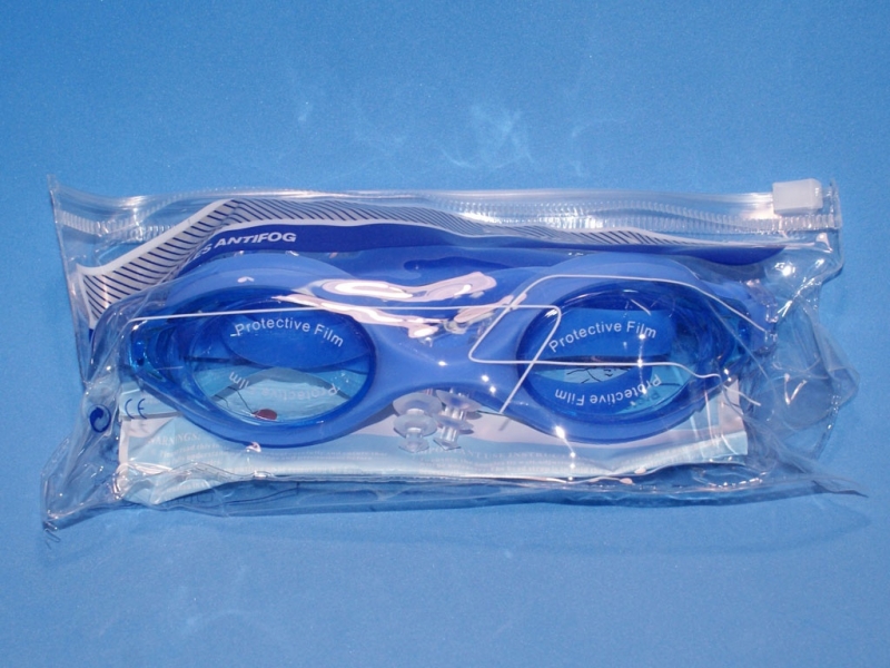 Очки для плавания Langzhisha AF9700 (синий)