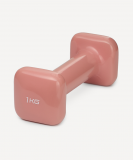 Гантель виниловая DB-106 1 кг, терракотовый, Starfit ЦБ-00004427
