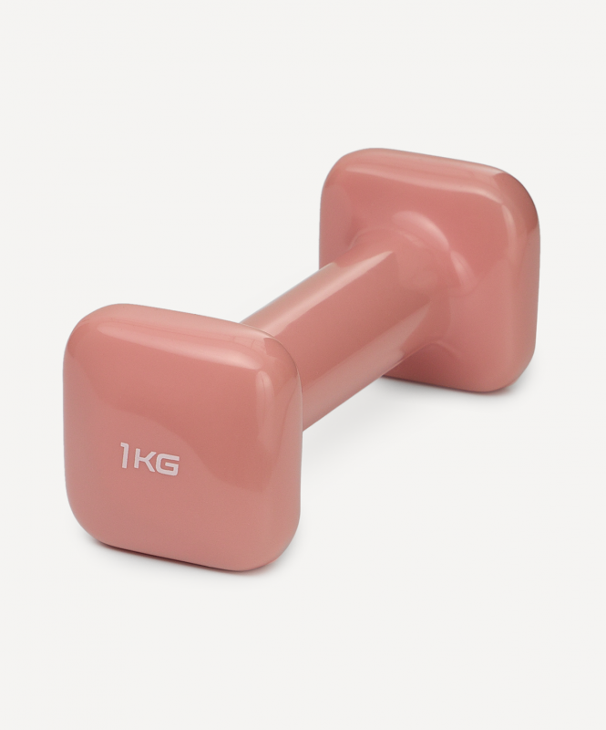 Гантель виниловая DB-106 1 кг, терракотовый, Starfit ЦБ-00004427