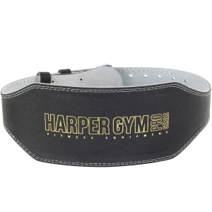 Пояс для т/а (широкий) Harper Gym Pro Series JE-2622 черный нат.кожа S