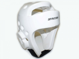 Шлем для тхеквондо. Размер S. Цвет белый. (ZTT-002Б-S)