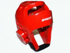 Шлем для тхеквондо. Размер S. Цвет красный. (ZTT-002К-S)