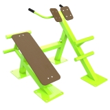 Уличный тренажер Скамья для пресса + гиперэкстензия ZAVODSPORTA F-1709