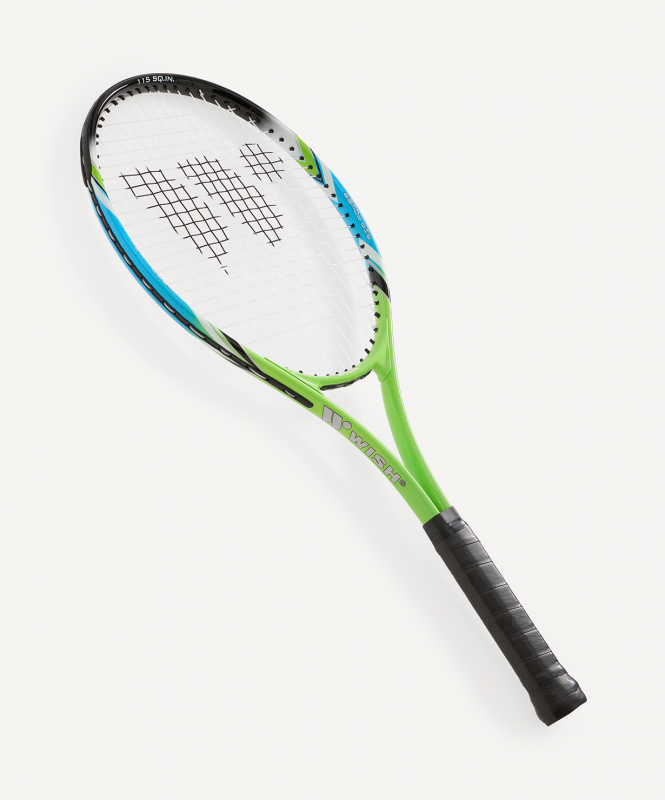 Ракетка для большого тенниса WISH AlumTec 2577 27", зеленый ЦБ-00008281