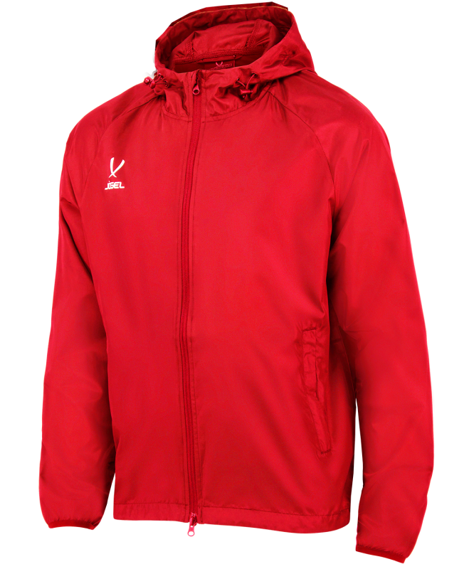 Куртка ветрозащитная CAMP Rain Jacket, красный, детский, Jögel